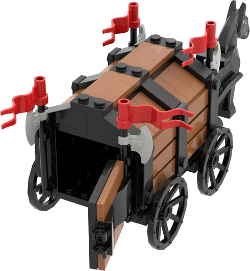 Medieval Carriage Building Blocks - Ancient Military Weapons Chariot Building Bricks, Suitable for LEGO Medieval Castle