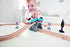 E3729 8 Set, 14.76" 3.15" 9.45" Hape Figure Safety Train Railway L x W x H, Multicolor