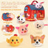 6-12 6 Baby Toys Months - Soft Barn with Stuffed Farm Animals Toy, Montessori Toys for Months Infant Boys Girls Sensory