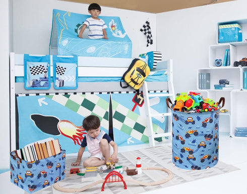 Kids Boys Hamper, Kids Laundry Basket Collapsible Monster Truck Storage Baskets for Boy Room Decor,Office,Toy