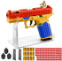 MUJERWQ DIY Building Block Foam Blaster Set - Educational STEM Toy Gun with