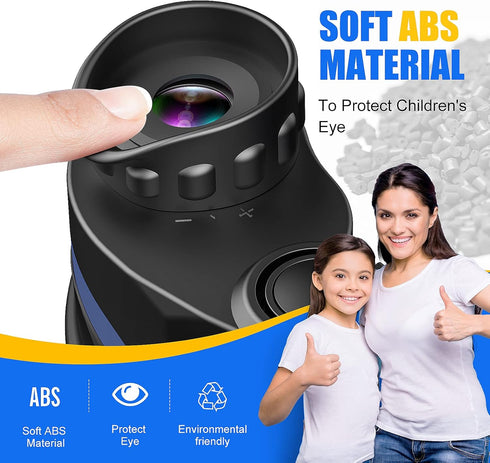 LET'S GO! Compact Binocular for Kids, High Resolution Shockproof Binoculars