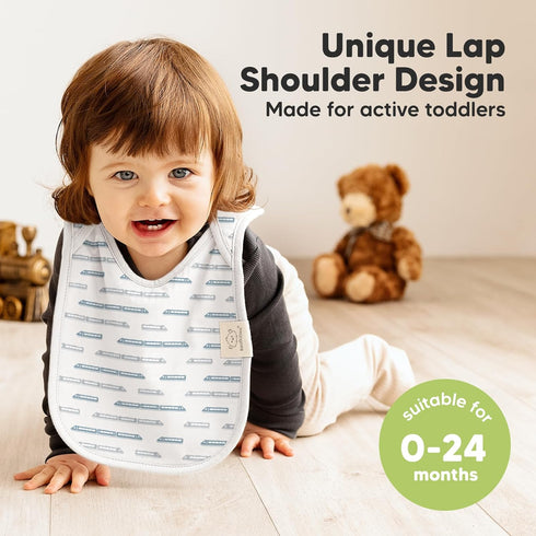 8-Pack Baby Bibs for Boys, Girls - Pullover Bibs for Baby Girl, Baby Boy, Baby Girl Bib, Baby Boy Bibs, Baby Bandana Bibs,Baby Bibs for Drooling and Teething,Infant Bibs,Newborn (Vessels)