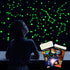 Realistic Tiny 3D Domed Glow in The Dark Stars, 826pcs Adhesive Glow Dots and Stars for Kids Bedroom Decor