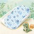 Wauprant 4pcs 100% Elephant Burp Cloths for Baby Boys Girls Cotton Blue Elephant Themed Design Burp Rags, Soft
