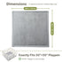 1.3" 50"x50" Tummy Mallify Ultra Soft Thick Baby Play Mat for Floor, Large Velvet Playpen Mat, Baby-Safe & Non-Slip