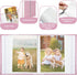 Photo Album 4x6, 100 Pockets, Linen Cover Top Loader Vertical, Slip-in Picture Pink Pockets for Wedding and Family