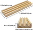 Set 8, Yuanhe Wooden Domino Racks of Domino Trays Holders Organizer for Classic Board Games, Dominoes Accessories