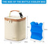 Pack 4 9 Breastmilk Cooler Bag with Ice Fits Baby Bottles Up to Ounce, Baby Bottle Bag Great for Nursing Mom Daycare