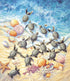 SUNSOUT INC Green Turtle Hatchlings 550 pc Jigsaw Puzzle by Artist Sherry Vintson, Finished Size 15.5" x 18"