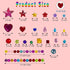 JKSJHEZO 12 1596Pcs 3D Sheets Gem Stickers Colorful Sparkle Craft Supplies, Bright Rhinestone Stickers, Self-Adhesive