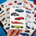 100Pcs Race Car Stickers for Kids, Racing Decals and Party Favors for Race Car Birthday Decorations