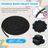 5/8 Inch x 40ft Noodle Rope Craft Foam Noodles, Versatile Foam Rod for DIY Arts and Crafts Supplies (Black)