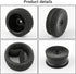 4 Pack 12mm Hex Wheels and Tires Set with Locknuts and Wrench for RC 1/10 On Road Racing Touring Car