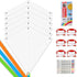 DIY Kites for Kids, Kite Making Kit Bulk, White Diamond Kite Decorating Party Pack (6 Pack)