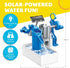Green Science - Hybrid Solar Power Water Pump - Dual Power STEM Toys Educational Kit for Kids - Solar and Battery