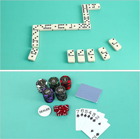 (31.5 31.5) TIASUSAN Green Mahjong Mat x with Black Carrying Bag, Anti-Slip, Noise-Reducing Mahjong Mat for Table