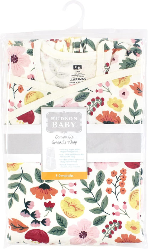 Hudson Baby Convertible Swaddle Sleep Sack for Infants