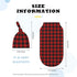 Christmas Checkered Swaddle Blankets Soft Receiving Blanket Baby Swaddle Wrap for Baby Girls Boys