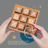 Wooden XO Blocks Tic Tac Toe Board Game by BSIRI - Ideal for Kids and Family Game Night, Unique Gifts