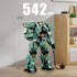 Set,Destroy 542 14+ HIGH GODO Transforming Mech Robot Building Blocks Warrior City Action Mech Model Building Kit