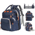 JOYCE Baby Diaper Bag Backpack, with Diaper Changing Station, Multi-functional Travel Waterproof