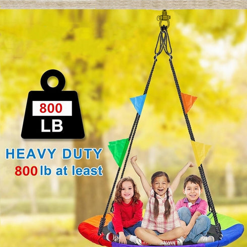 Heavy Duty 6 Bearing Swing Hangers, Permanent Anti Rust 180° Swing, 1500 lb Capacity Sandbag Yoga Swing Hammock Chair