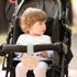 lasuroa Please Do Not Touch or Kiss Baby Sign, Wooden Round Baby Stroller Tag with Ribbon Please Dont Touch Sign No