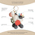 0 Itzy Ritzy Link & Love Toy for Stroller or Car Seat Features Textured Ribbons, Crinkle Sounds, Clinking Rings
