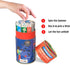 Chalk and Chuckles Smart Sticks Countries of The World Game, Cool Learning Gift for 8-12 Year Old Boys & Girls