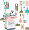 deAO Kids Cleaning Set, 20 PCS Pretend Play Housekeeping Supplies Kit ,Includes