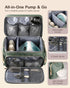 S1/S2, Set,10Pcs 24mm Breast Pump Bag Kit for Spectra Pumping Bag with Bottle Brush Flange Inserts for Flange, Nipple