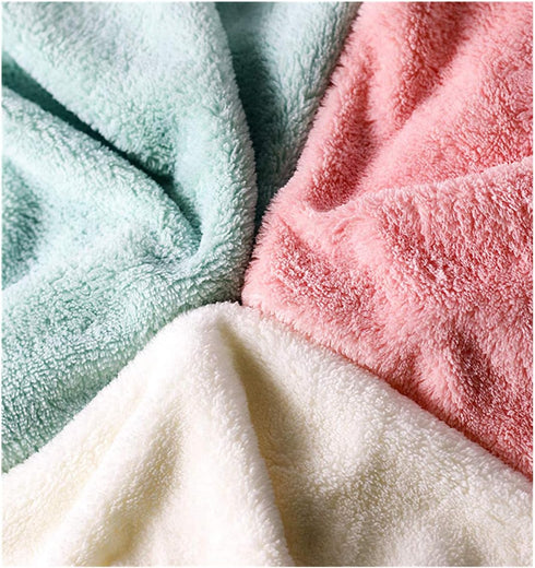 yaocoral 15 Pack 12''x12'' Absorbent Microfiber Baby Washcloths Soft Fleece Wash Clothes Face Towels