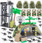 Modern Military Building Block Toys, Camouflage Tent Command Center Set with Accessories for Kids Age 8-14