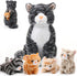 HyDren 5 Pcs Cat Stuffed Animal 13.78 Inch Large Plush Cat Mommy