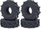 MOHERO 4PCS 1.0" Soft Mud Terrain Rubber Tyres for 1/24 Axial SCX24 Bronco Gladiator Deadbolt RC Crawler Car Upgrade