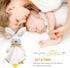 BEREST Rechargeable Baby Sleep Soother Bunny Lovey- White Noise| Heartbeat| Shushing| Lullaby Infant Sleeping Aid