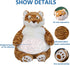 ronivia 17" 3.5 lbs Tiger Weighted Stuffed Animals, Weighted Tiger Plush Large Weighted Plush Animal Toy Pillow Gifts