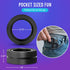 BUNMO Magnetic Fidget Ring, Fidget Toys for Adults, Endless Hours of Fun, Spin, Connect & Play, Engaging Toy for Boys &