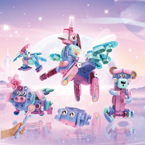 BOTZEES GO! Unicorn Toys, Electric Remote Control Unicorn Robots for Kids, STEM Learning Toys Ages 3+, Girls Toys with