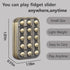 Metal Magnetic Fidget Slider - Haptic EDC Toy for Adults