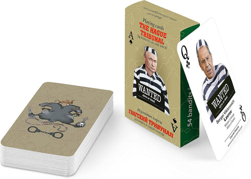 Playing Cards Themed The Hague Tribunal - Standard 52 Card Deck for Poker and Other Card Games
