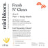 Fresh N’ Clean 2-in-1 Baby & Kid Safe Shampoo, Aloe Leaf, Chamomile, Lavender, Sulfate-Free, Travel Size