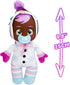 Cry Babies Tiny Cuddles Christmas Holly Baby Doll - 9" with Real Tears, White Snowman Themed Pajamas