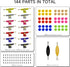 14Pcs 48Pcs 60Pcs 30PCS 4PCS 96mm Multicolour Trucks Wheels Screws & Nuts & Spanner Tool for Fingerboard Skateboard