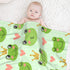 Cute Frogs Prince Baby Blankets - Soft Warm Fuzzy Plush Bed Throw for Newborn Infant Toddler Girls Boys Kids, 30"x40"