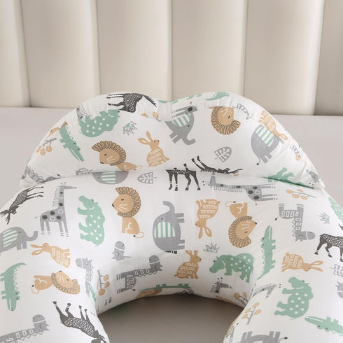 BATTOP Nursing Pillow for Breastfeeding,Bottle Feeding, Plus Size Breastfeeding Pillows with Adjustable Waist Strap