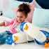 PEACH CAT Cute Long Banana Duck Plush Pillow Toy, 19.7" Duck Plushie with Nightcap for Kids