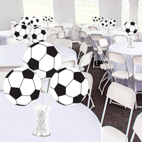 GOAAAL! - Big Dot of Happiness Soccer Decorations, Set of 20 for DIY Baby Shower or Birthday Large Party Essentials