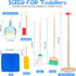 Set Toddlers,8 Set, 3+ Wooden Kids Cleaning for Pieces Montessori Cleaning Toys with Kids Broom and Mop Housework